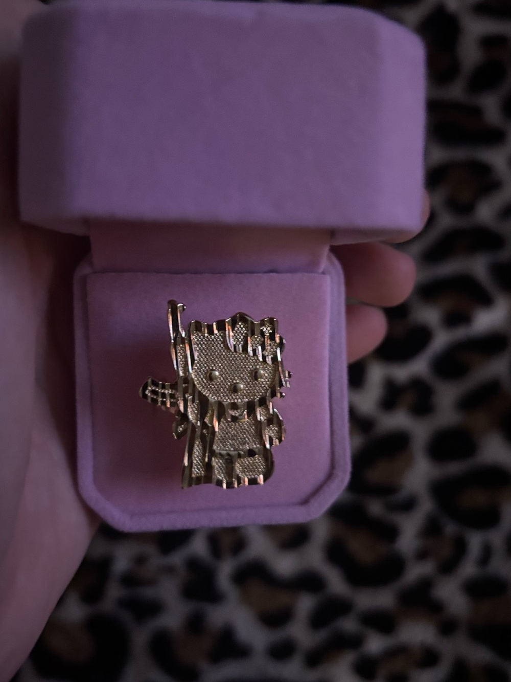 Gold Hello Kitty Ring - Women Accessories